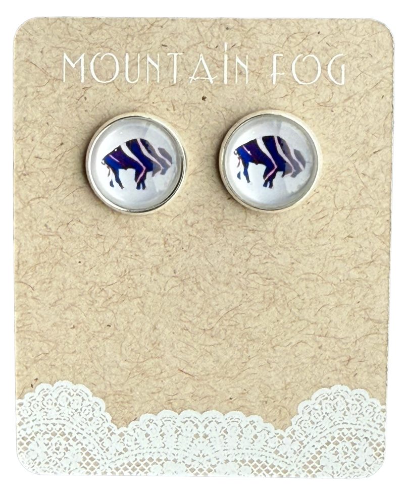 Mountain Fog Jewelry Mafia Buffalo Studs