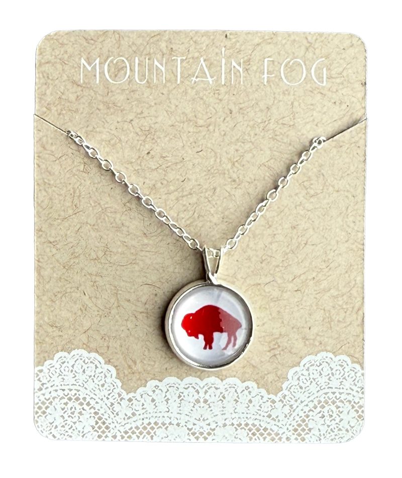 Mountain Fog Jewelry Red Buffalo Necklace