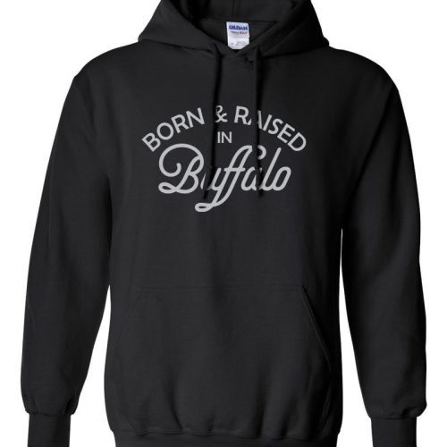 Raised In Buffalo Black Crewneck