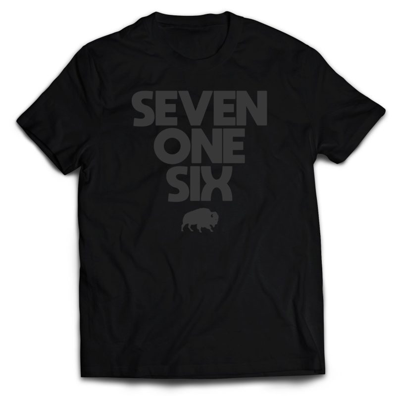 Seven One Six Day Black Shirt